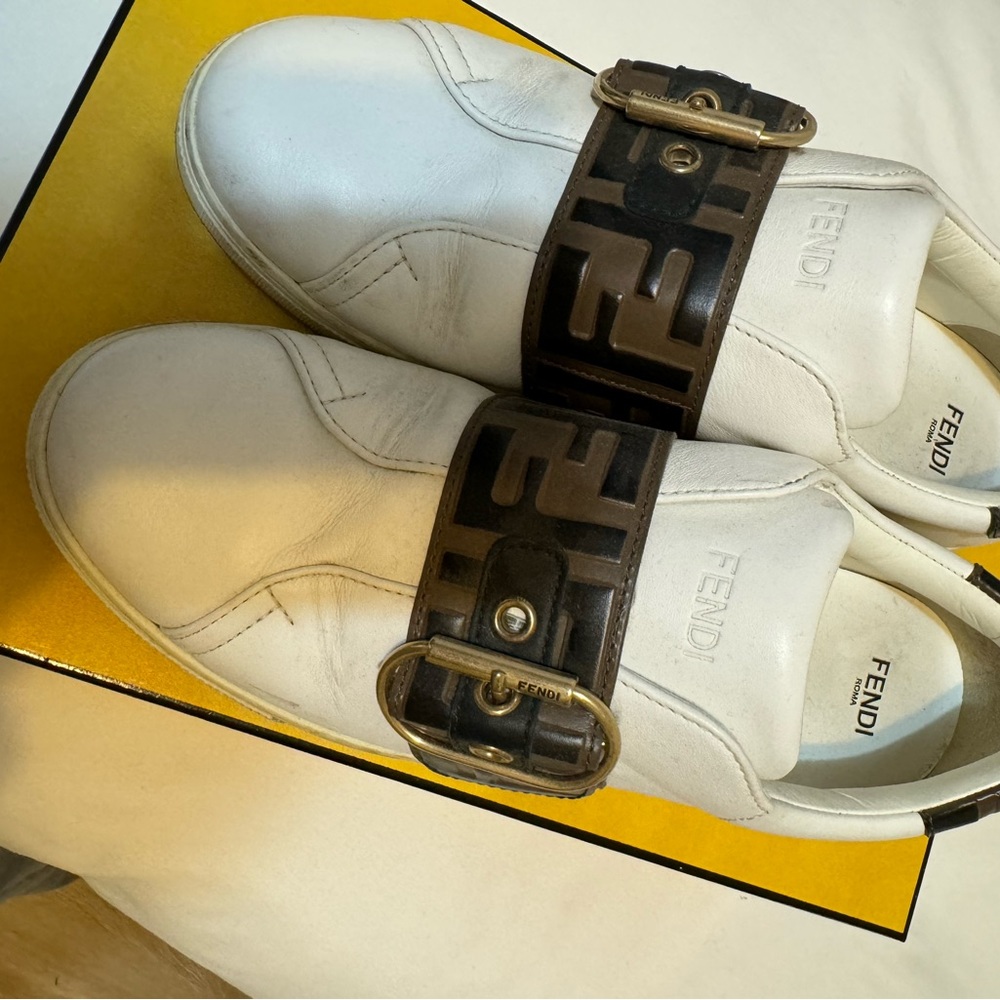 Fendi Maxi Buckle Sneakers